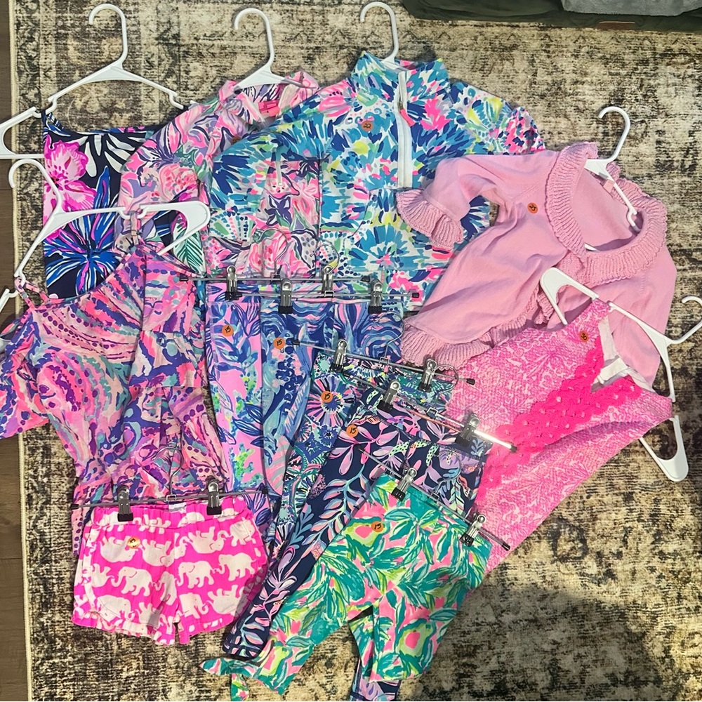 Lilly Pulitzer EUC Girls XS Lot